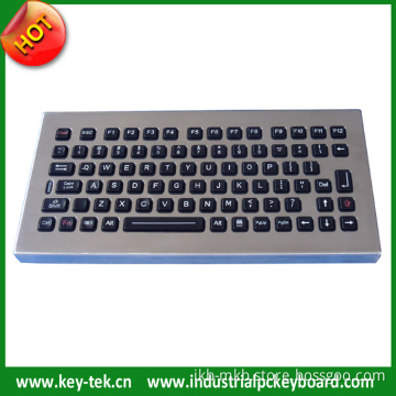 Vandal Proof Backlight Military Keyboards with Fn Keys (K-TEK-M298-FN-DT)